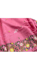 Tussar silk hand embroidery saree SILK ZONE