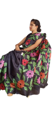 Pure Tussar Silk print saree
