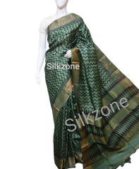 Pure Tussar Silk print saree
