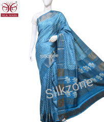 Pure Tussar Silk print saree