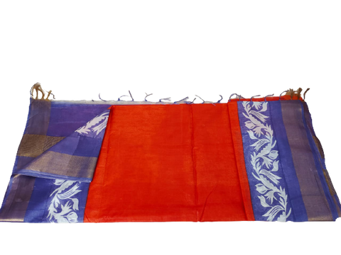 TUSSAR SILK PRINT SAREE