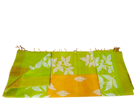 TUSSAR SILK PRINT SAREE