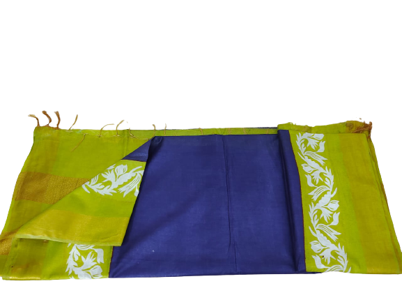 TUSSAR SILK PRINT SAREE