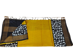 TUSSAR SILK PRINT SAREE