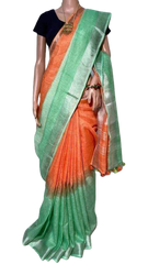 Pure linen saree SILK ZON