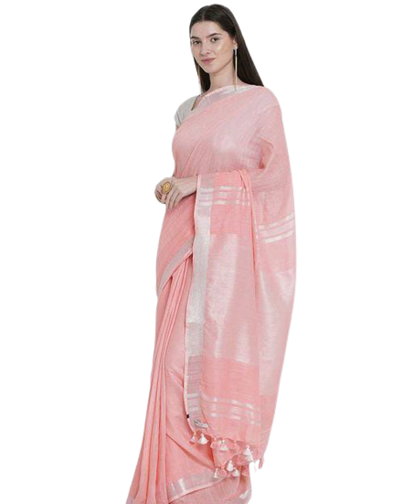 Semi linen soft saree SILK ZON