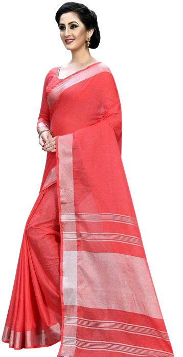 Semi linen soft saree SILK ZON