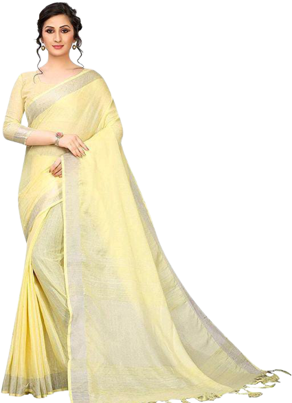 Semi linen soft saree SILK ZON