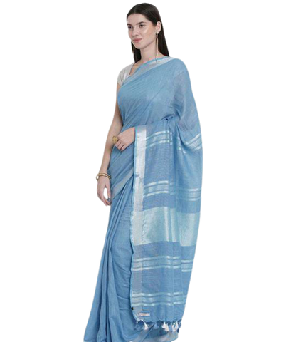 Semi linen soft saree SILK ZON