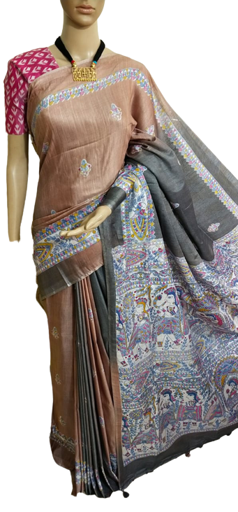 Katan silk madhubani SILK ZON