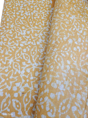 Cotton dupion batik print fabric SILK ZON