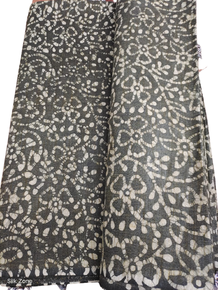 Cotton dupion batik print fabric SILK ZON