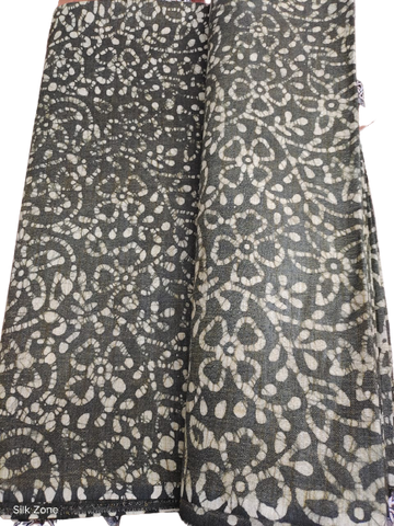 Cotton dupion batik print fabric SILK ZON