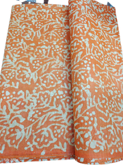 Cotton dupion batik print fabric SILK ZON