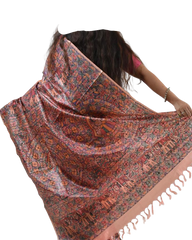 Pure Tussar Silk print saree