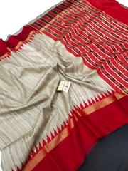 Pure tussar gicha saree