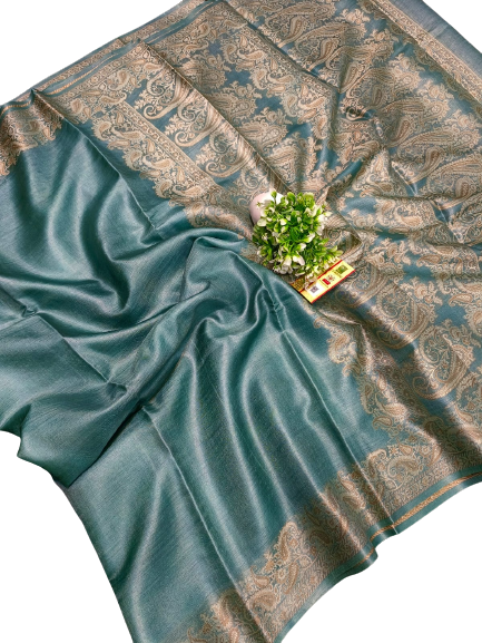 Pure tussar silk saree