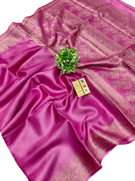 Pure tussar silk saree