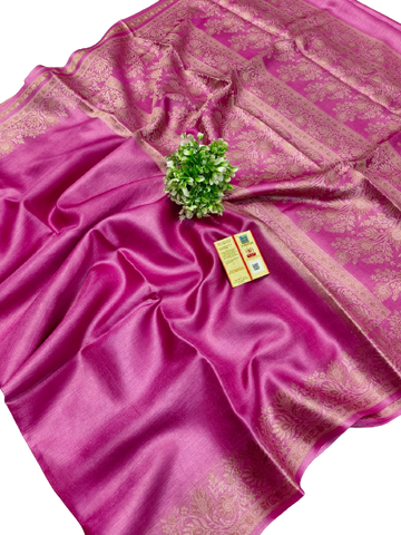 Pure tussar silk saree