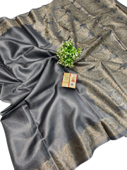Pure tussar silk saree