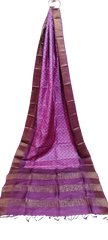 Tussar handloom block print