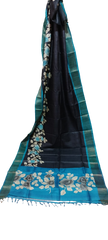 Tussar handblock print saree
