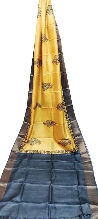 Tussar handloom silk saree