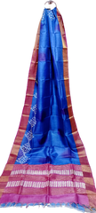 Tussar handblock print saree