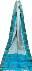 Tussar handblock print saree