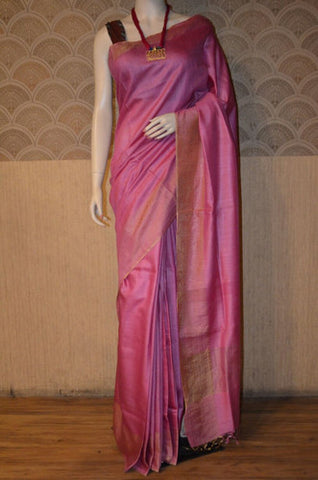 Tussar Munga Silk Saree silkzon.in