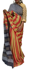 Modal Silk Hand Print Saree