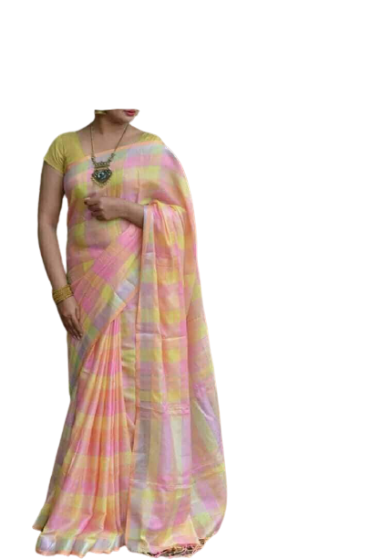 Linen saree SILKMA