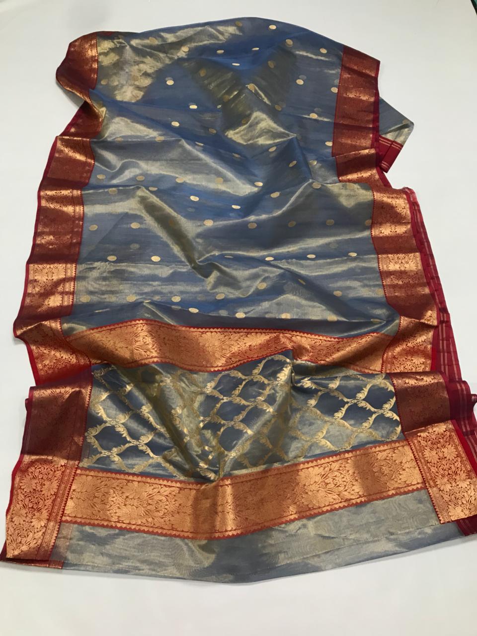 Chanderi Handloom Silk Saree ASFIYA