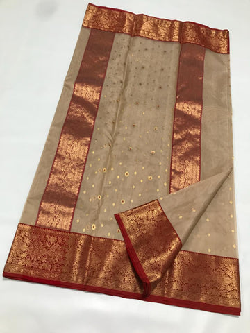 Pure Chanderi Silk Saree ASFIYA