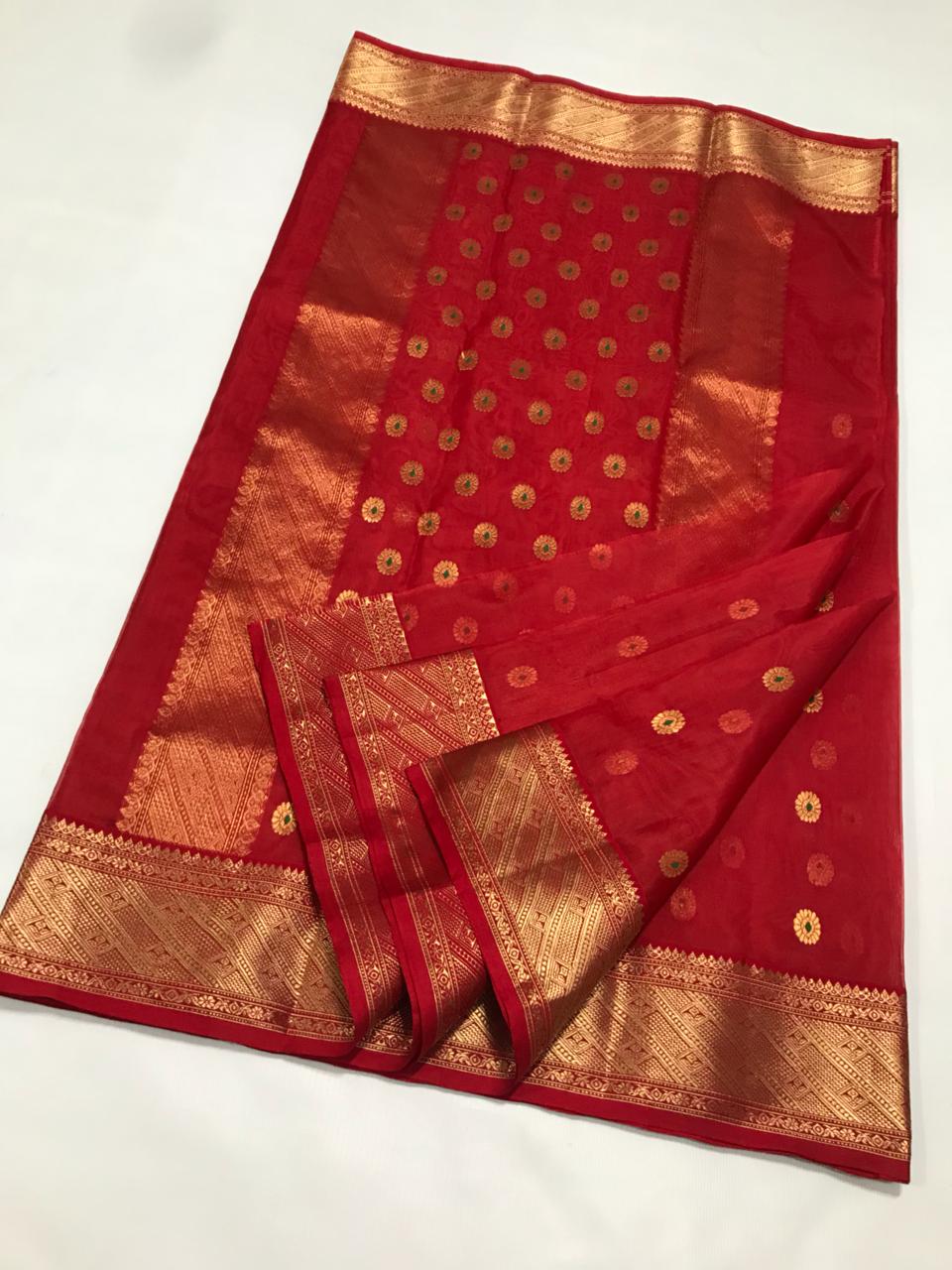 Pure Chanderi Silk Saree ASFIYA