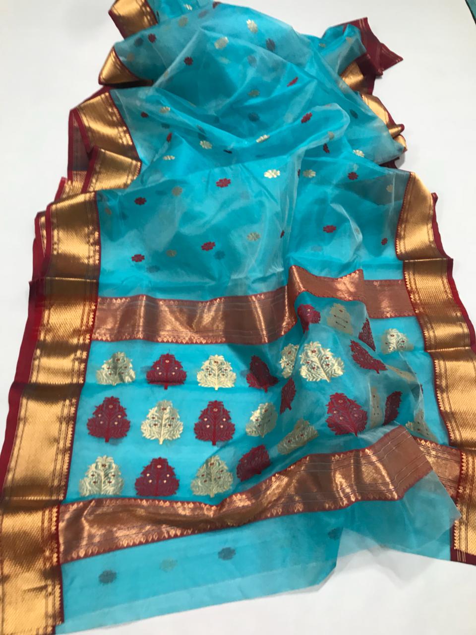 Pure Chanderi Silk Saree ASFIYA