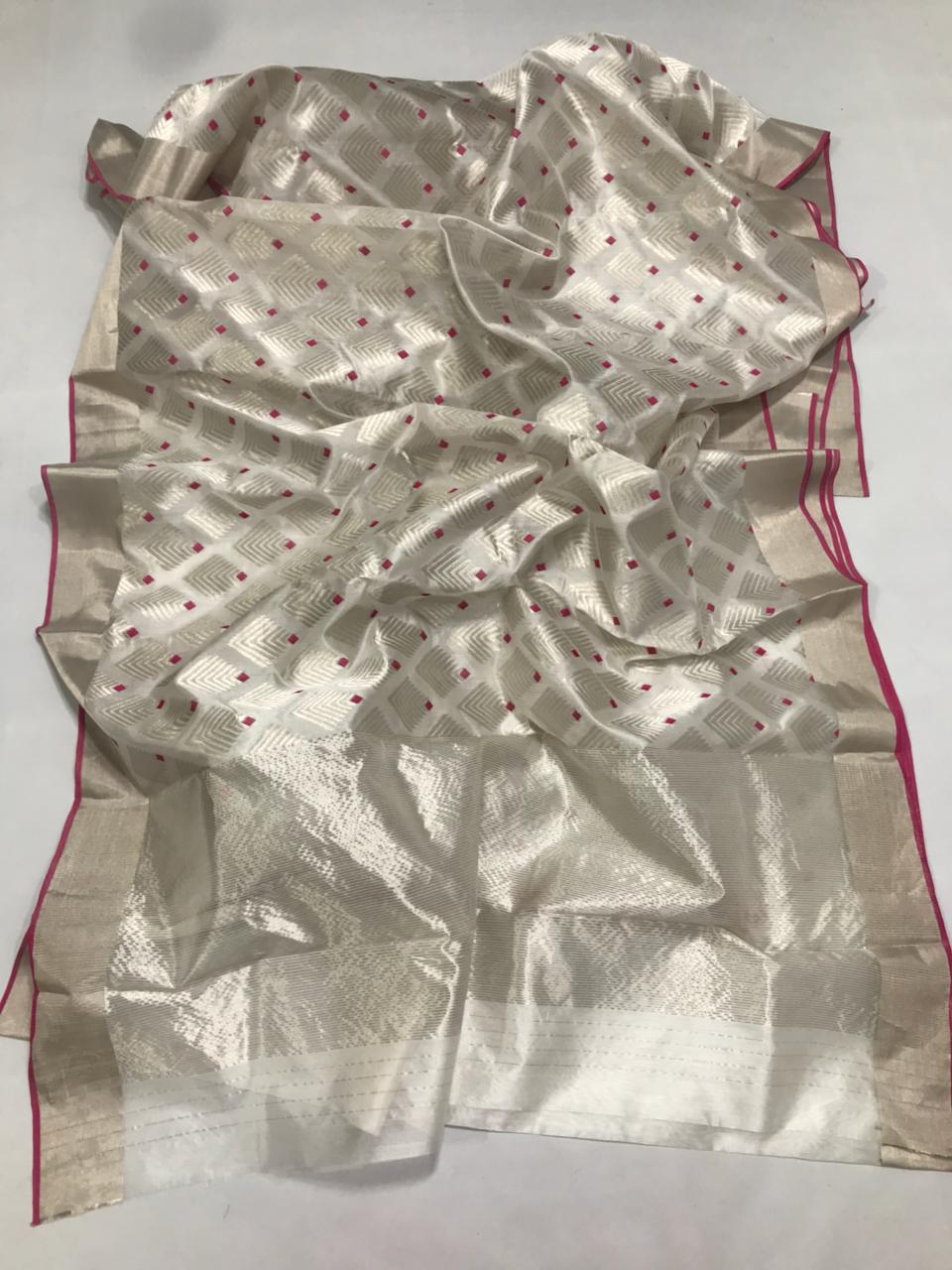 Pure Chanderi Silk Saree ASFIYA