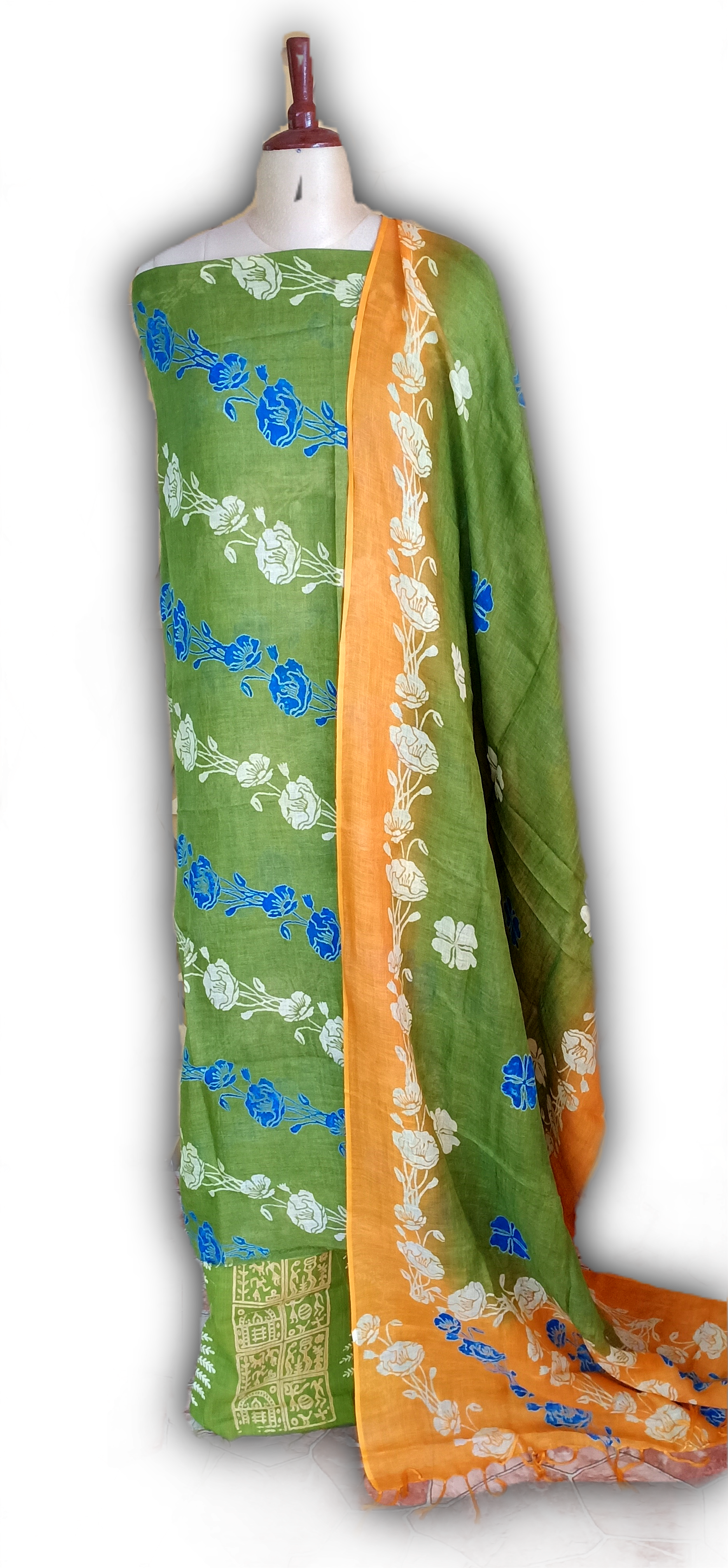 Linen Print Suit SILK ZONE