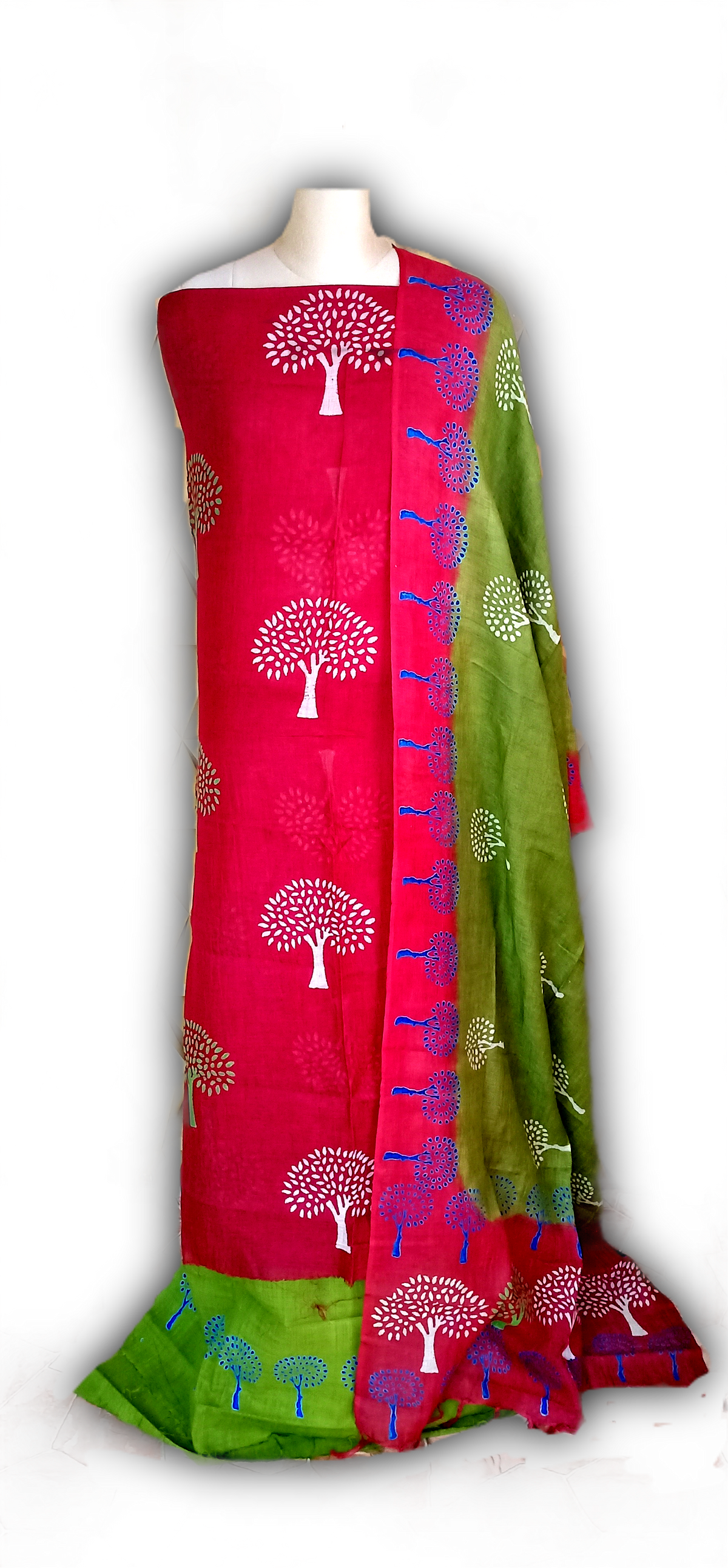 Linen Print Suit SILK ZONE