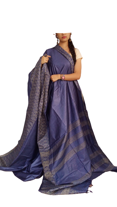 Soft Silk jacquard border saree SILKMA