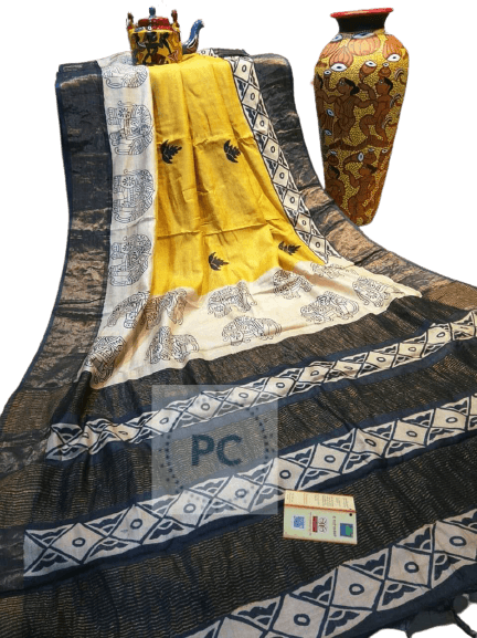 Tussar silk saree SILK ZONE