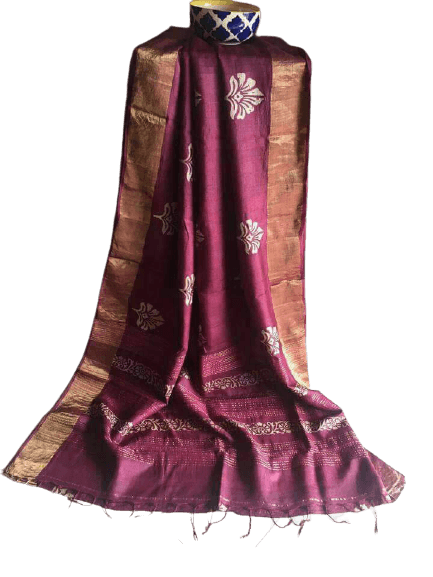 Tussar silk saree SILK ZONE