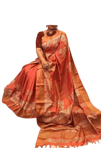 Tussar silk saree SILK ZONE
