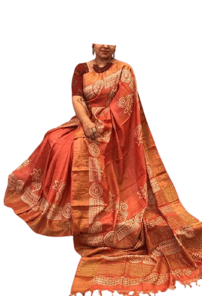 Tussar silk saree SILK ZONE