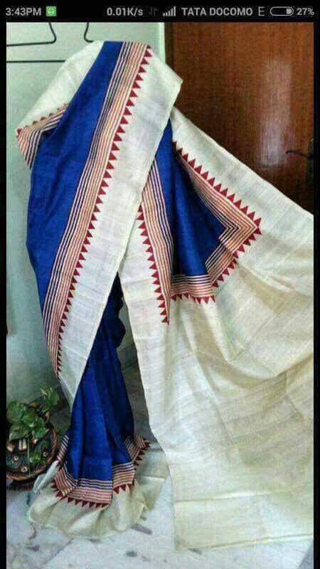 Tussar silk saree SILK ZONE
