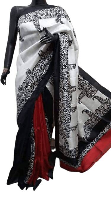 Tussar silk saree SILK ZONE