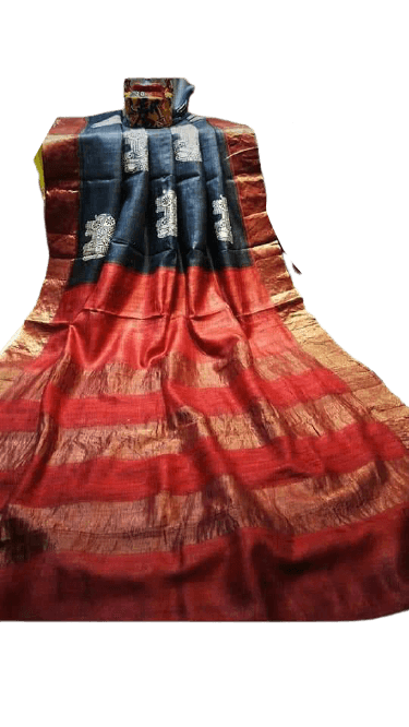 Tussar silk saree SILK ZONE