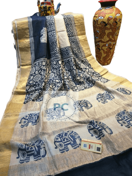 Tussar silk saree SILK ZONE