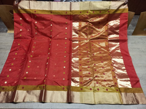 Pure Chanderi Silk Saree MYCHANDERI