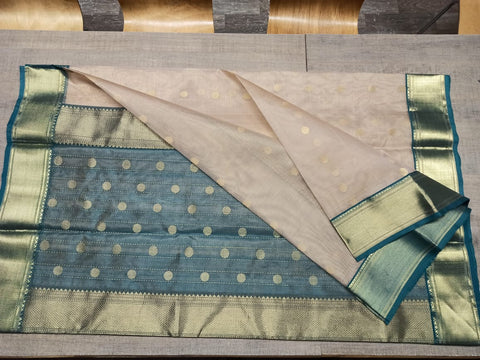 Pure Chanderi Silk Saree MYCHANDERI